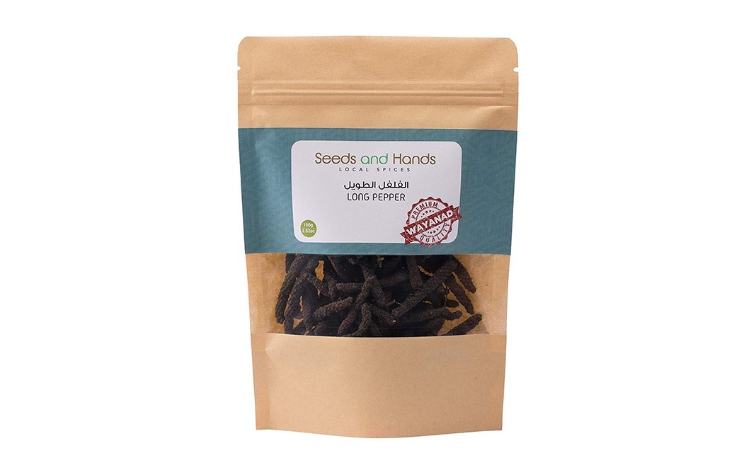Seeds And Hands Long Pepper    Pack  100 grams